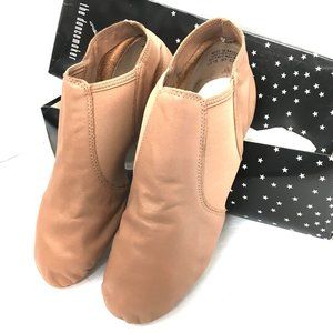 Capezio CG15 Stretch Jazz Tan Dance Shoe Sun Color NWT NOS